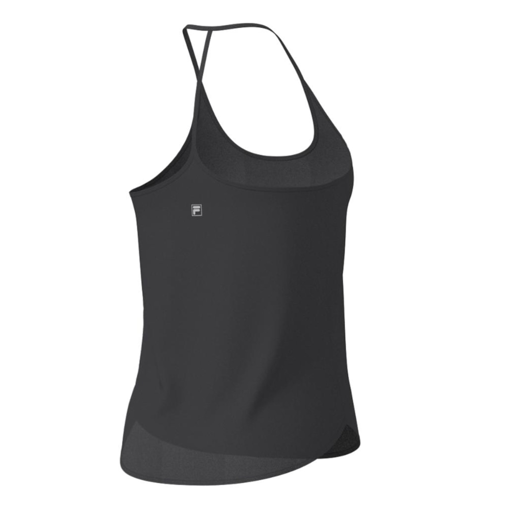 Imagem 2 do produto Camiseta Regata Fila Alça Crepe Flow Feminina