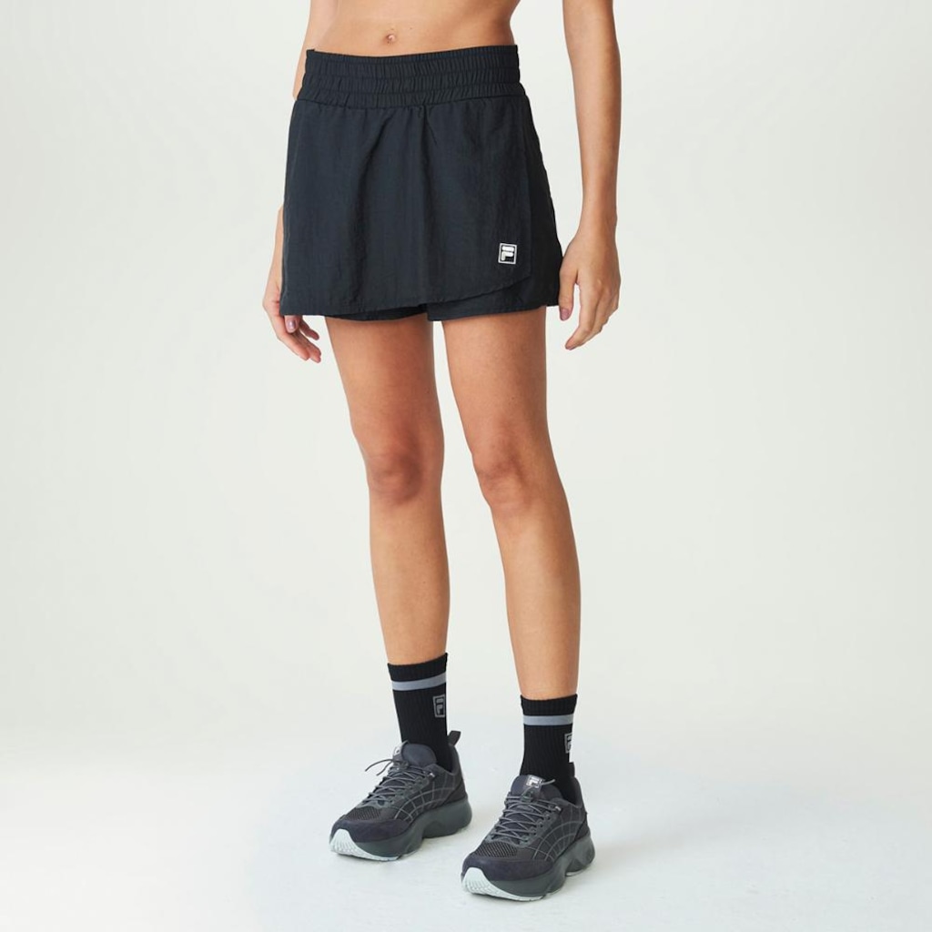 Imagem 3 do produto Short Saia Fila Nylon Classic Sports Feminino