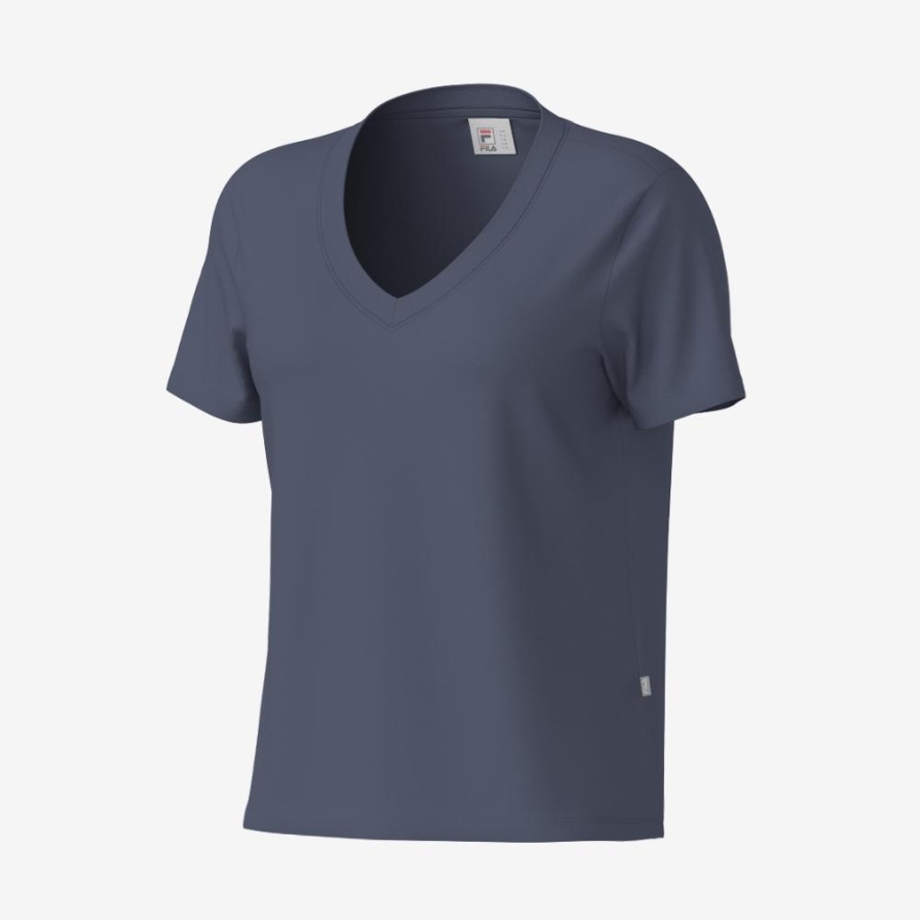 Imagem 1 do produto Camiseta Fila Regular V Basic Classic Feminina
