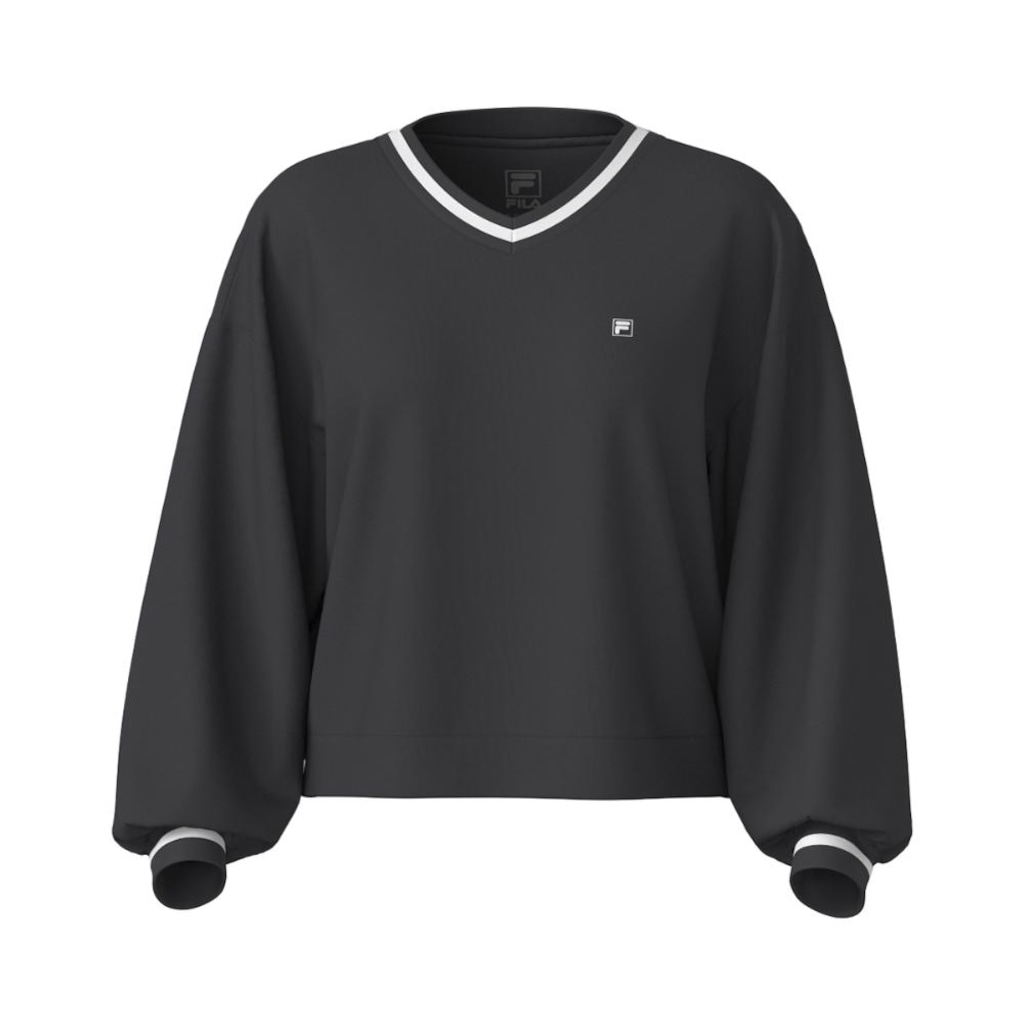 Imagem 3 do produto Blusão Fila V-Neck Foamtouch Feminino