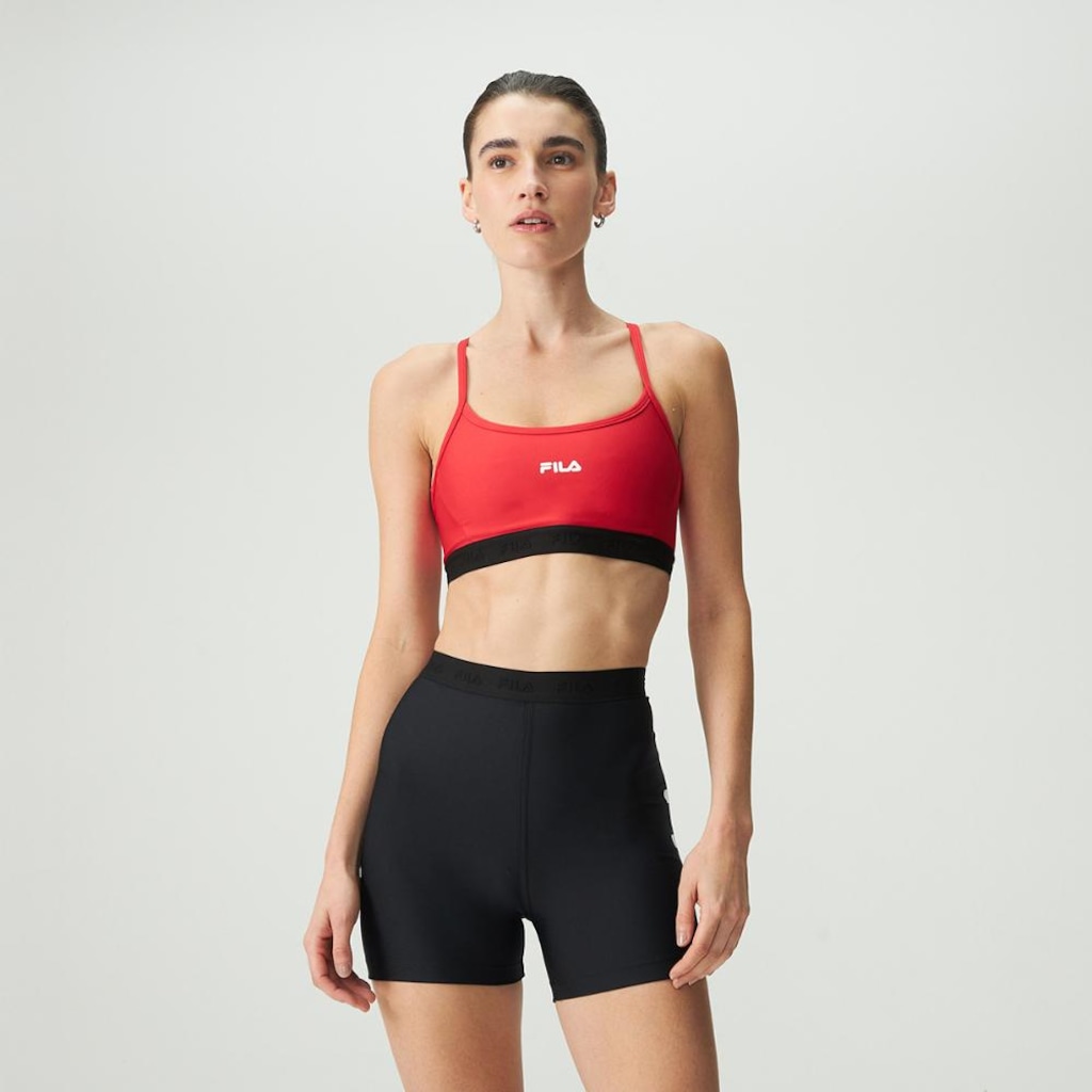Imagem 1 do produto Top Fila Alça Train Elastic V Feminino