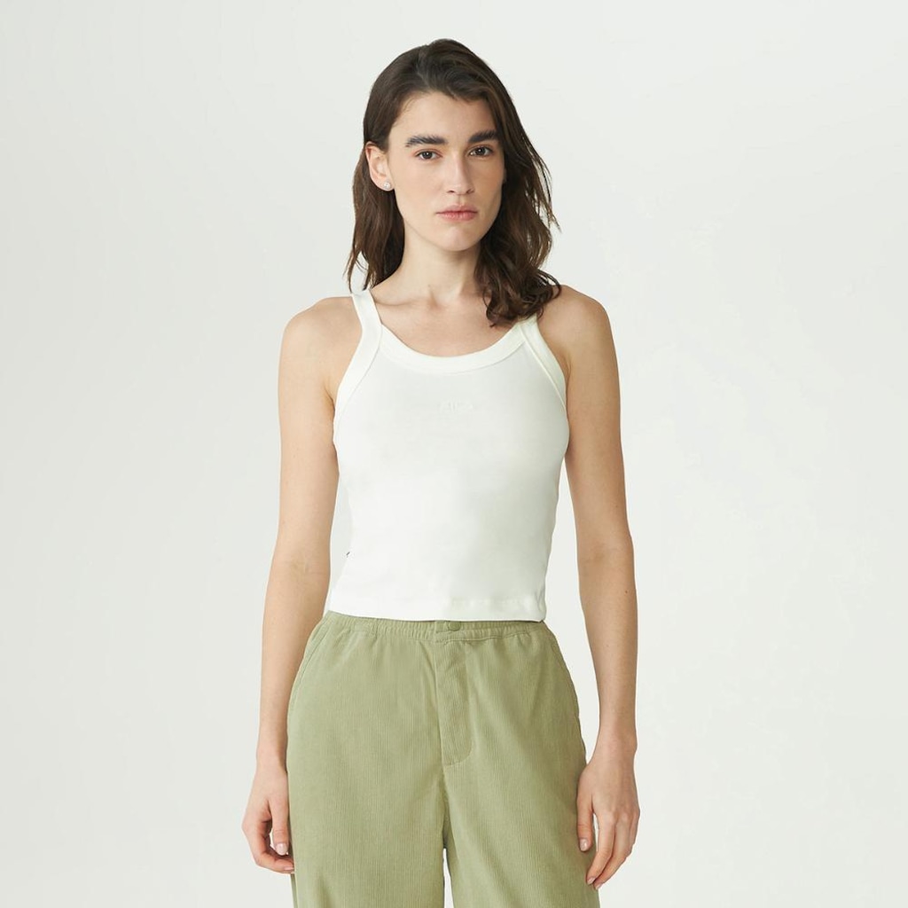 Imagem 1 do produto Camiseta Regata Fila Ribbed Letter Feminina
