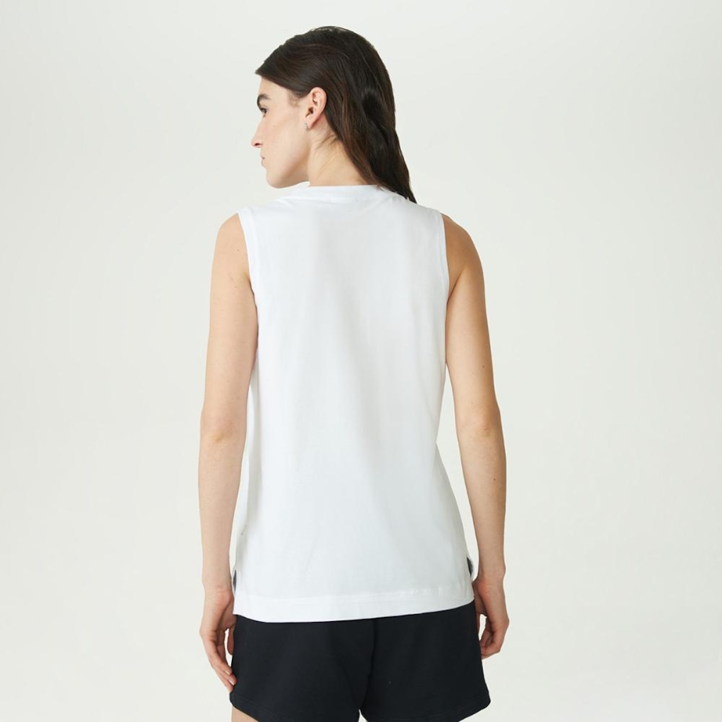 Imagem 4 do produto Camiseta Regata Fila Basic Regular Outline Feminina