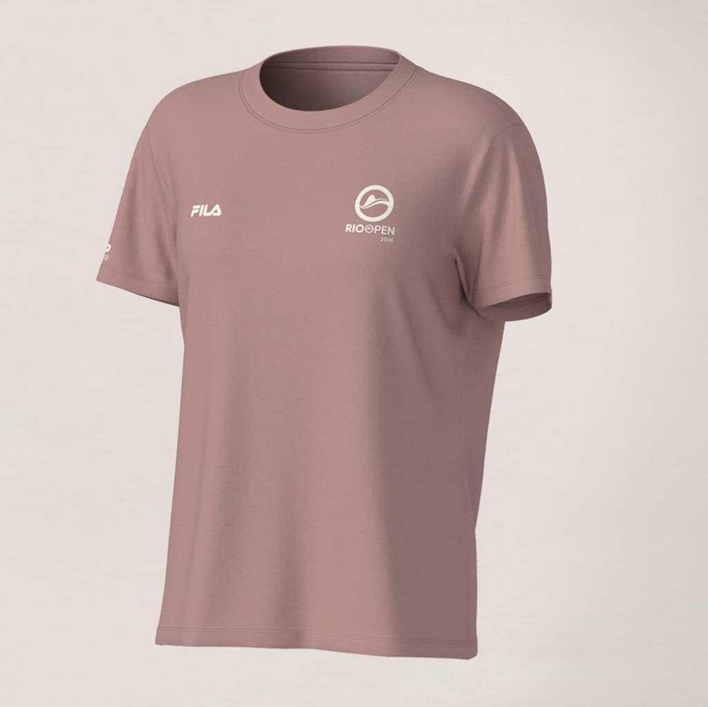 Imagem 1 do produto Camiseta Fila Regular Premium Rio Open 26 Feminina