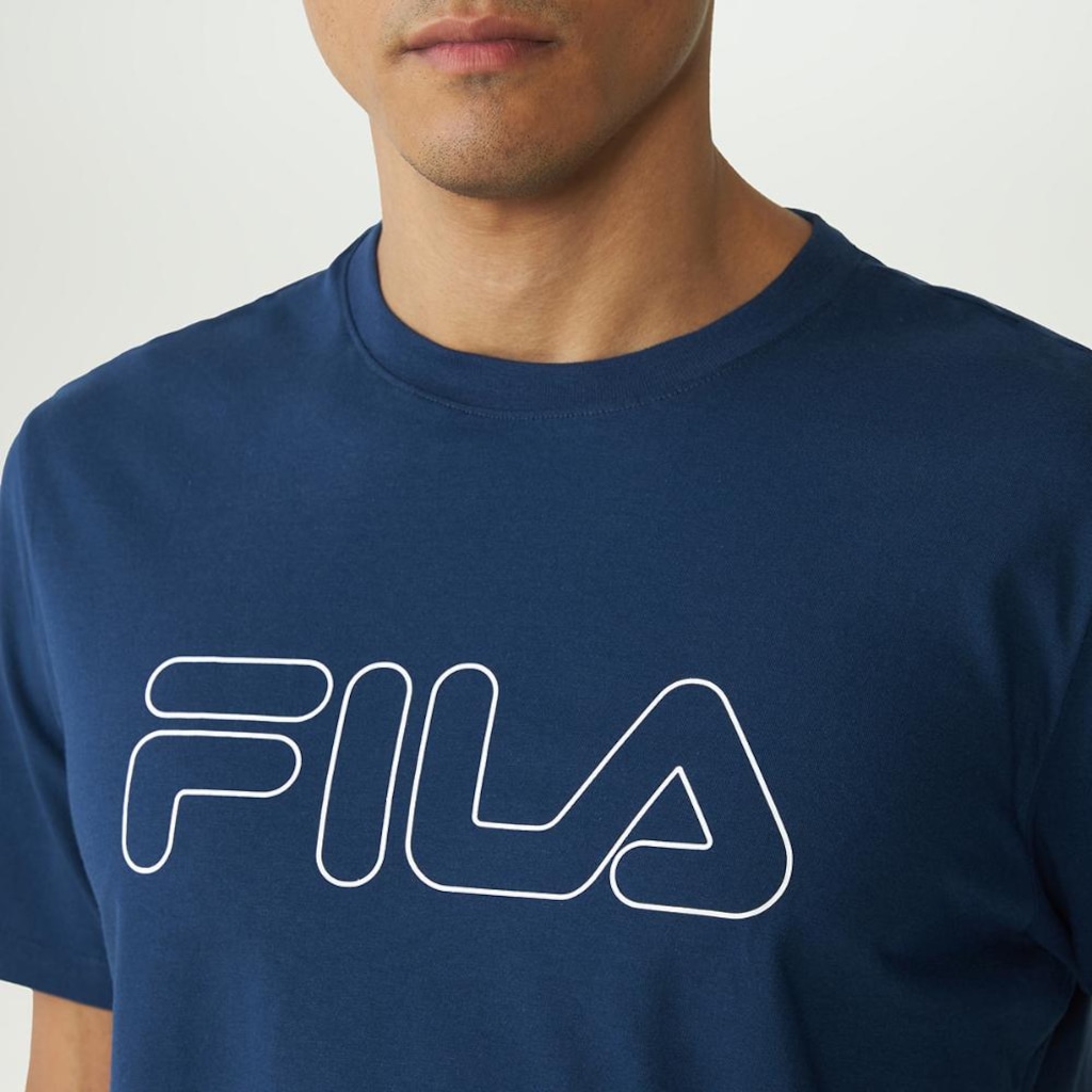 Imagem 3 do produto Camiseta Fila Regular Letter Outline Masculina
