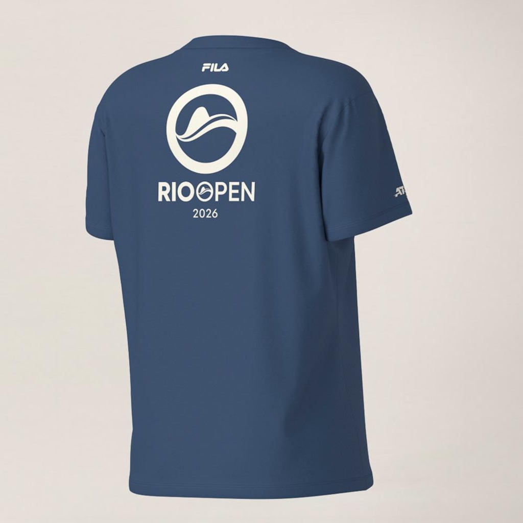 Imagem 2 do produto Camiseta Fila Regular Premium Rio Open 26 Feminina