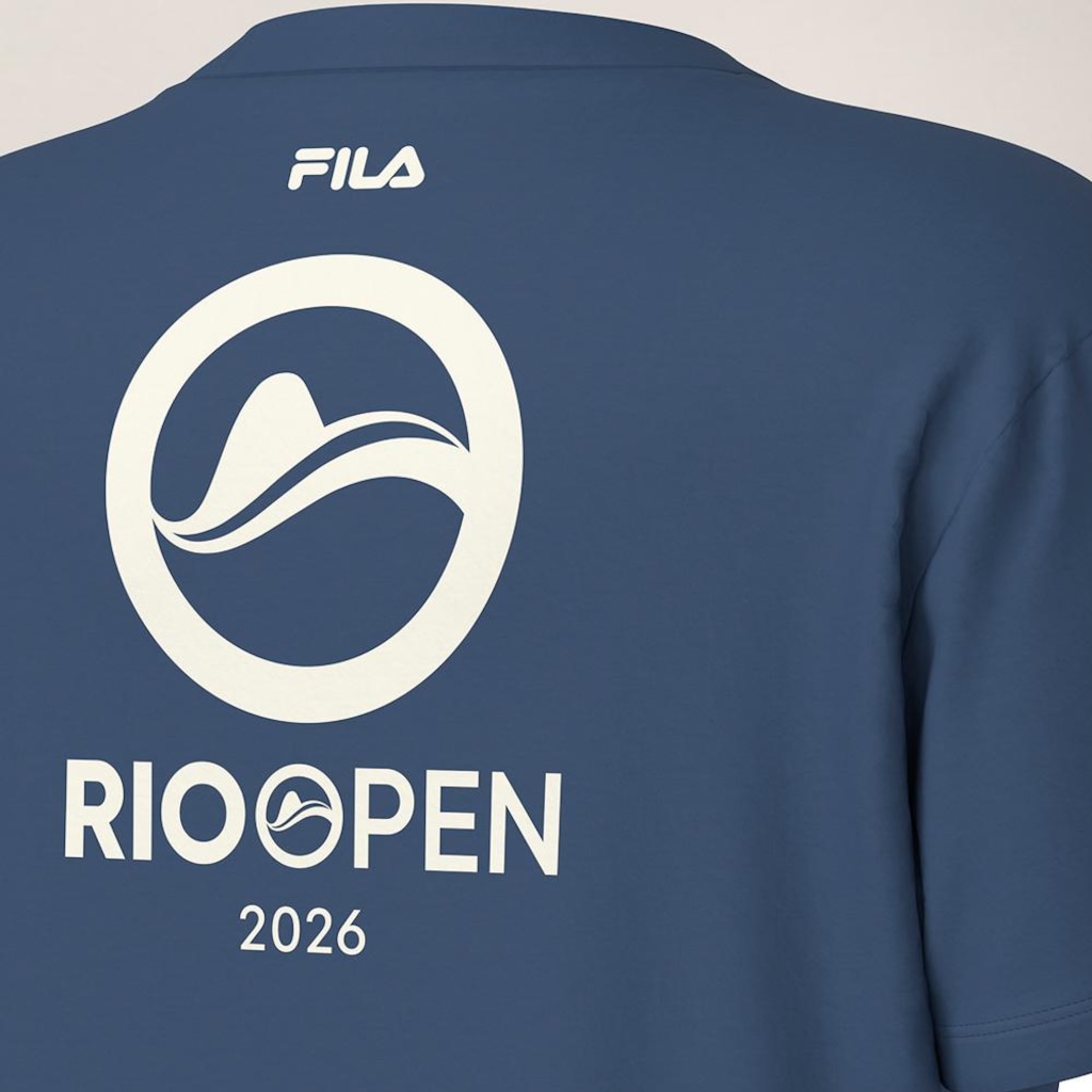 Imagem 5 do produto Camiseta Fila Regular Premium Rio Open 26 Feminina