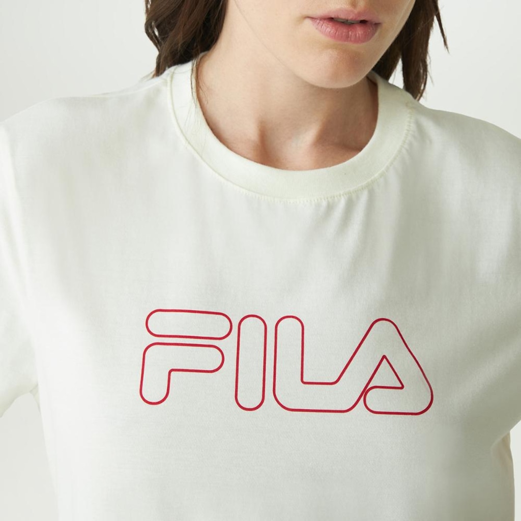 Imagem 3 do produto Camiseta Fila Regular Basic Outline Feminina