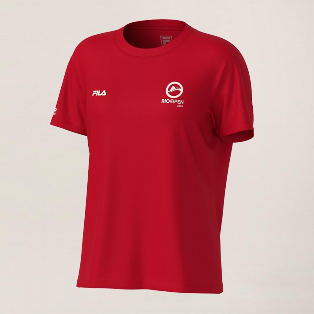 Imagem 1 do produto Camiseta Fila Regular Premium Rio Open 26 Feminina