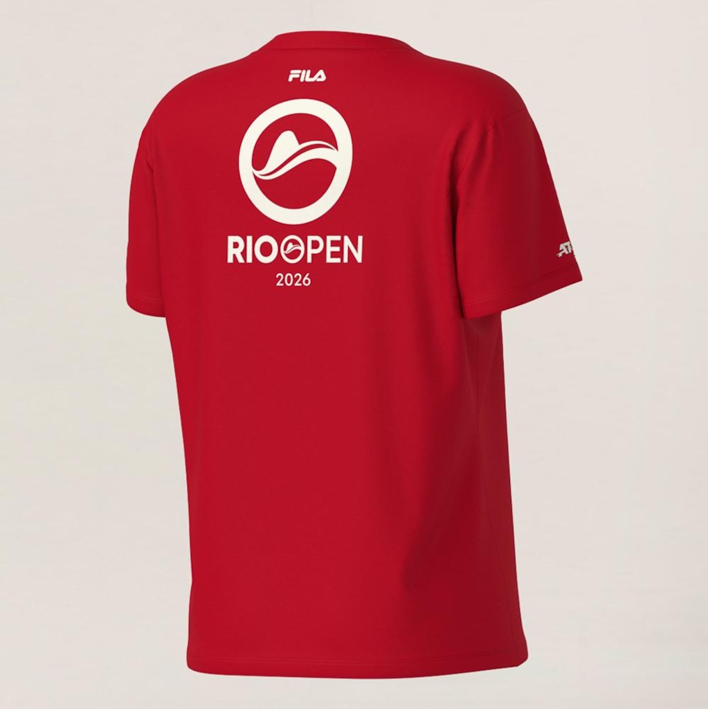Imagem 2 do produto Camiseta Fila Regular Premium Rio Open 26 Feminina