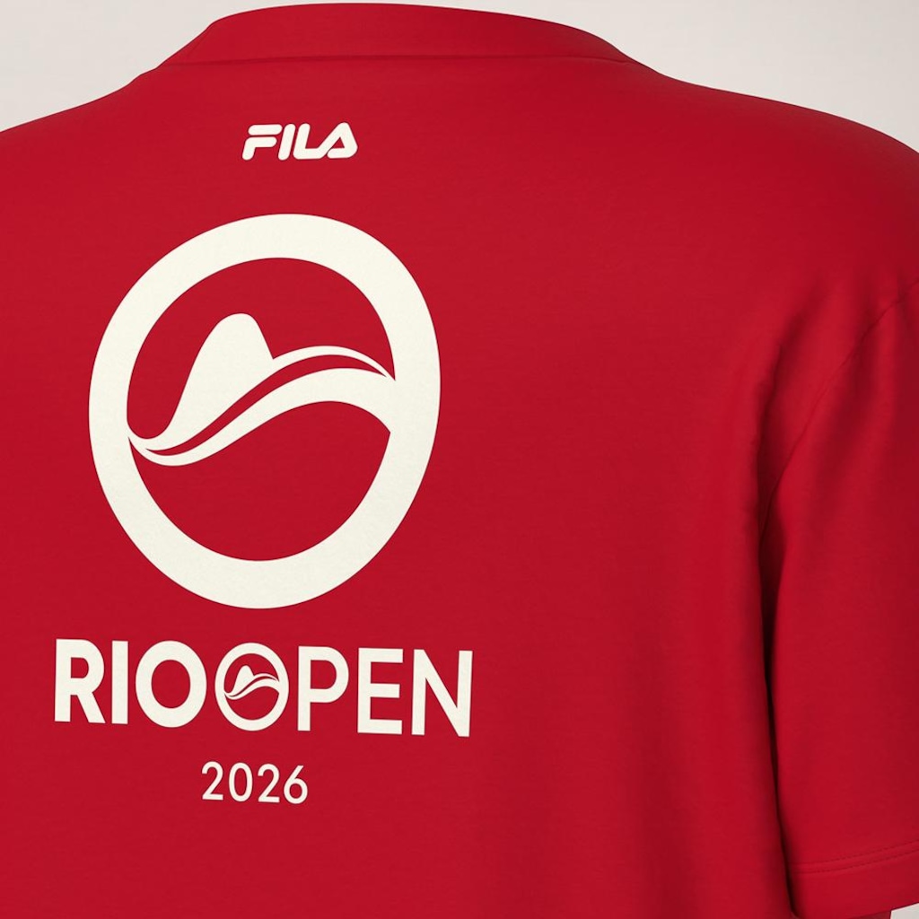 Imagem 5 do produto Camiseta Fila Regular Premium Rio Open 26 Feminina