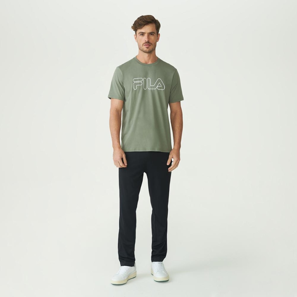 Imagem 2 do produto Camiseta Fila Regular Letter Outline Masculina