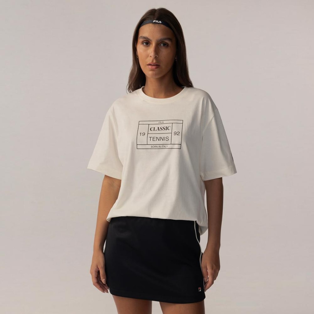 Imagem 1 do produto Camiseta Fila Over Classic Tennis Feminina