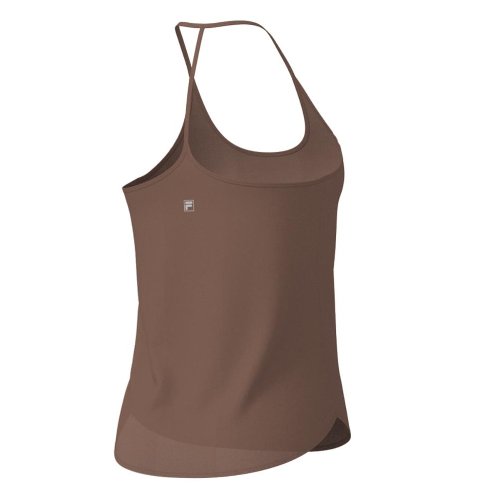 Imagem 2 do produto Camiseta Regata Fila Alça Crepe Flow Feminina