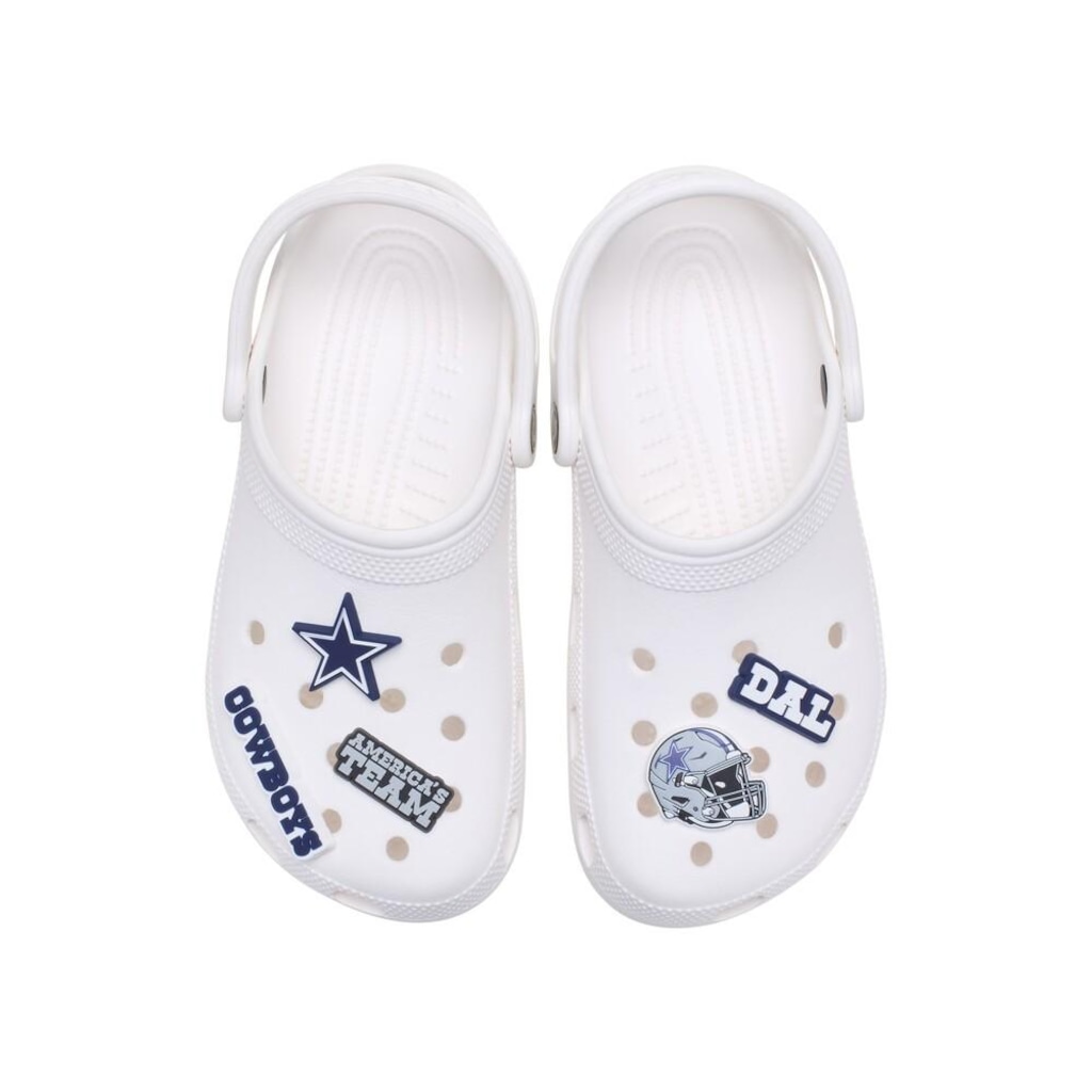 Imagem 2 do produto Jibbitz™ Crocs NFL Dallas Cowboys Pack com 5 Peças