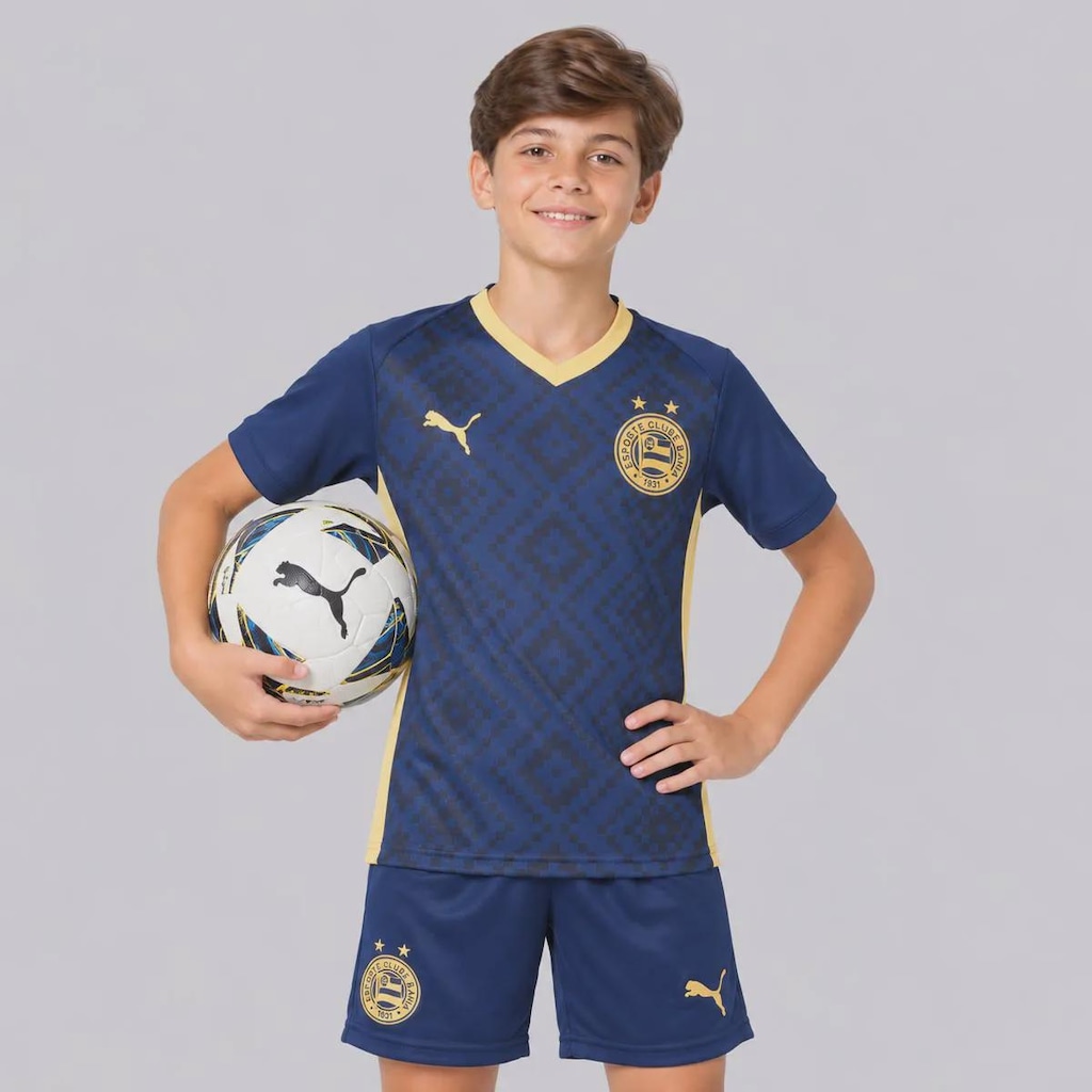 Imagem 2 do produto Camisa do Bahia III 26/27 Puma Infantil