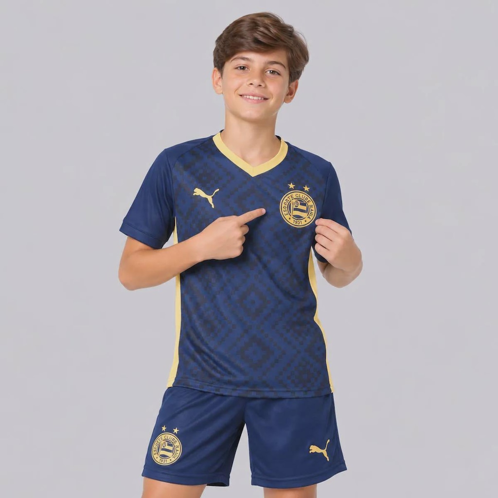 Imagem 3 do produto Camisa do Bahia III 26/27 Puma Infantil