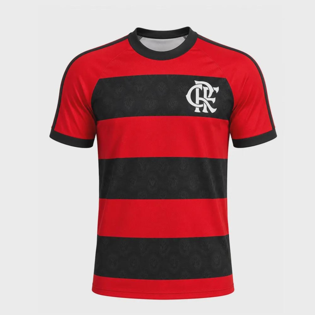 Imagem 1 do produto Camiseta Braziline Flamengo Raglan - Masculina