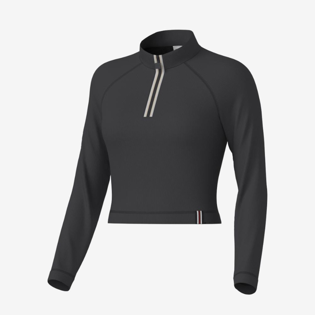 Imagem 1 do produto Blusão Manga Longa Fila Cropped Life Ribbed III Feminina