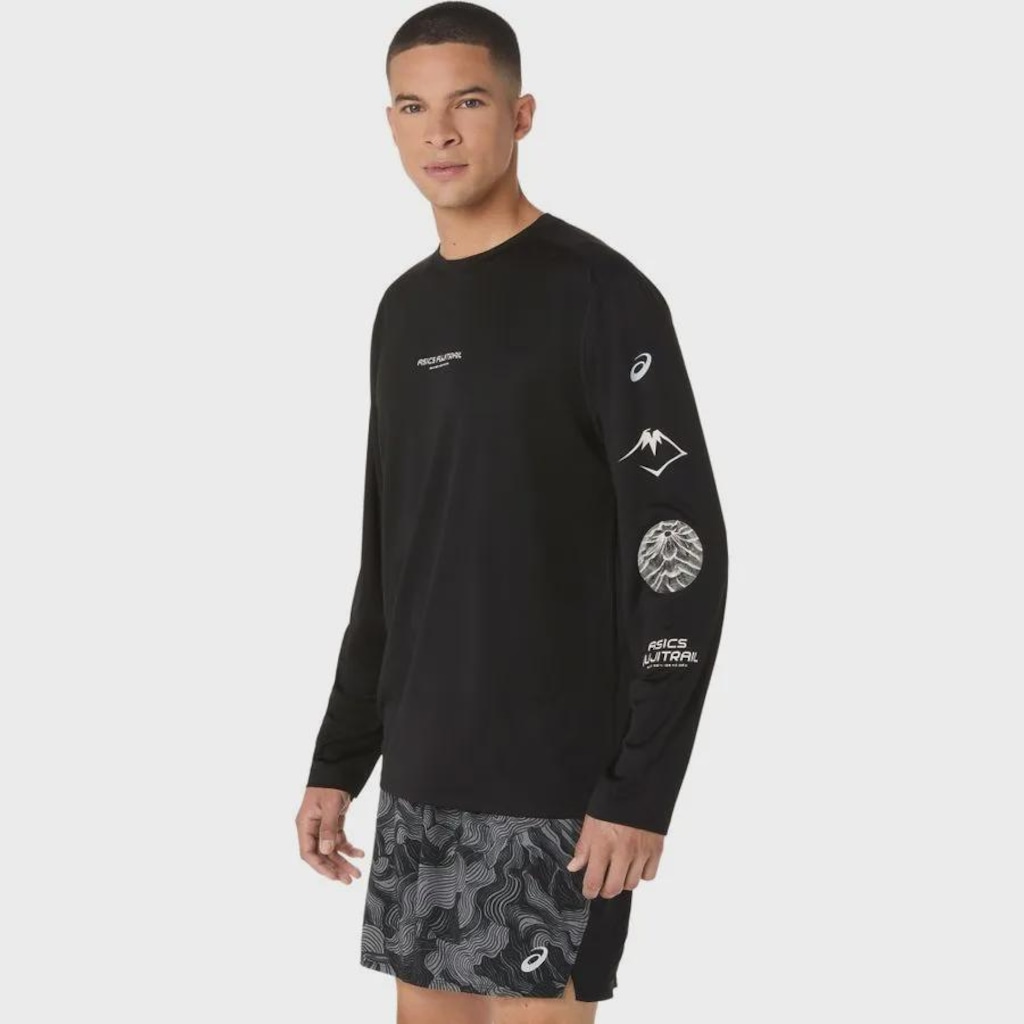 Imagem 2 do produto Camiseta Manga Longa Asics Fujitrail Logo Ls Top Masculina