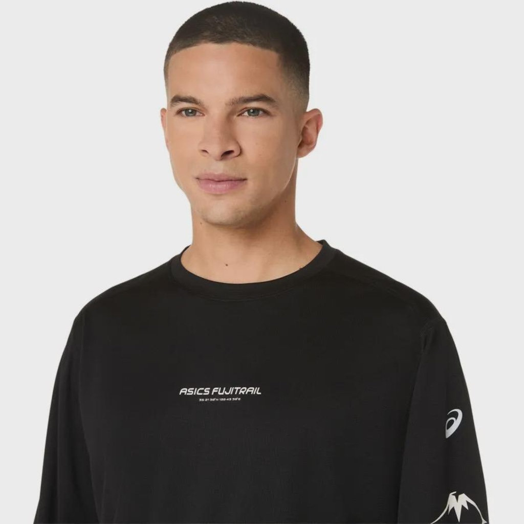 Imagem 3 do produto Camiseta Manga Longa Asics Fujitrail Logo Ls Top Masculina
