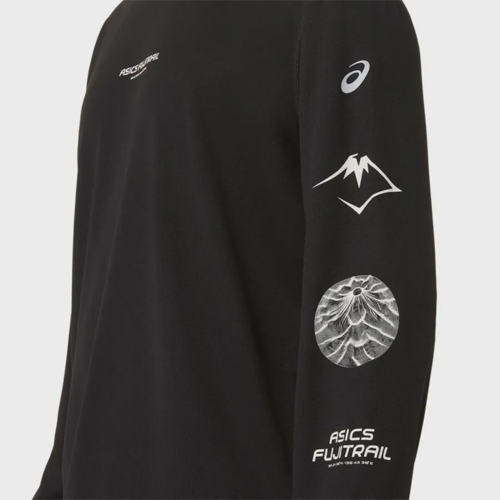 Imagem 4 do produto Camiseta Manga Longa Asics Fujitrail Logo Ls Top Masculina