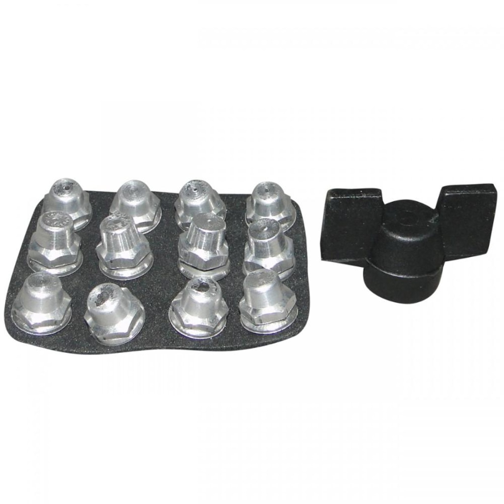 Imagem 1 do produto Trava para Chuteira Cravo Kanxa Aluminio 12 Peças