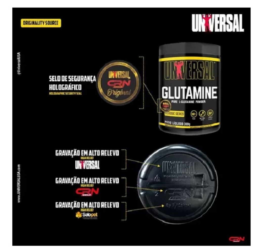 Imagem 2 do produto Glutamina Universal - 300g