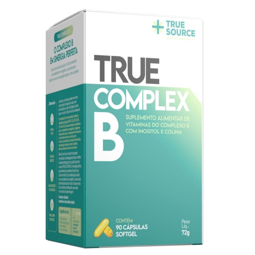 Imagem 2 do produto True Complex B - 90 Softgels