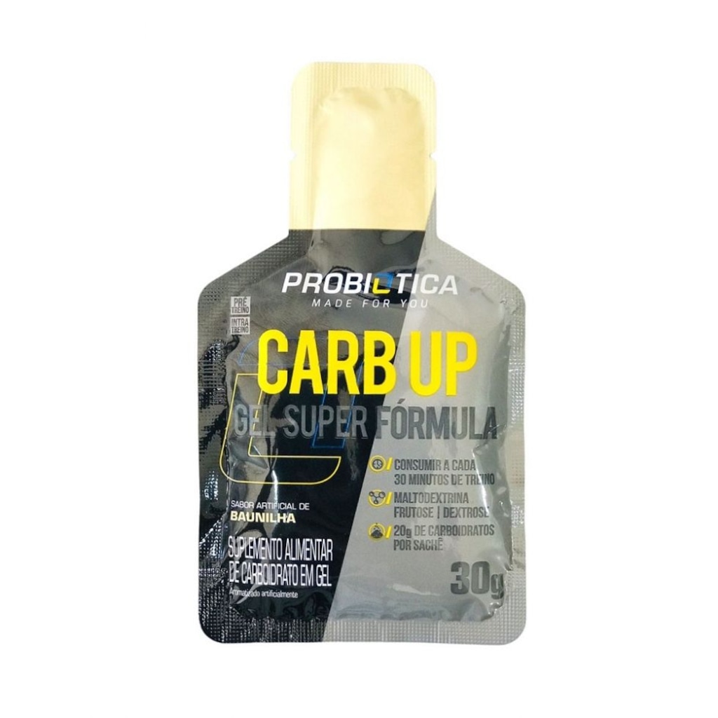 Imagem 1 do produto Carb Up Energy Gel Probiótica - Baunilha - 30g