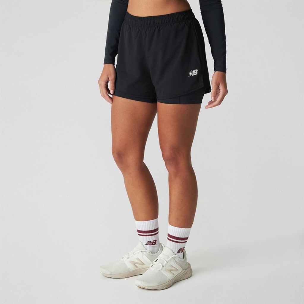 Imagem 1 do produto Short Duplo New Balance Essential 2 Feminino