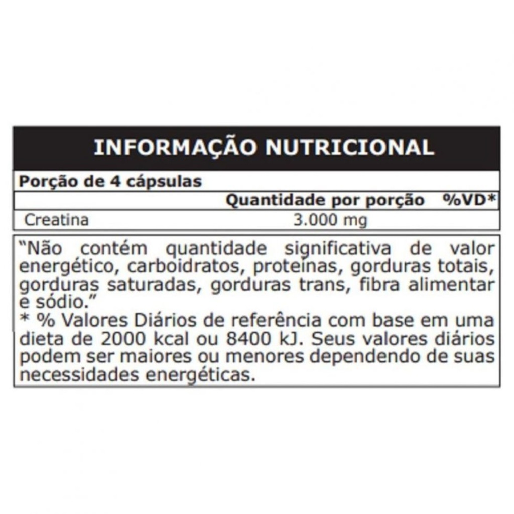 Imagem 3 do produto Creatina Probiótica - 180 Cápsulas