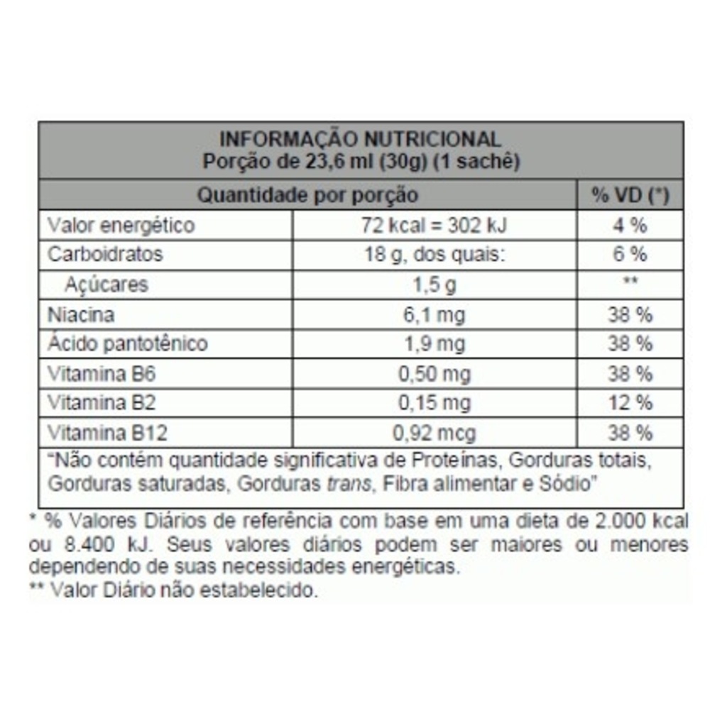 Imagem 2 do produto Carb Up Black Gel Probiótica Baunilha - 300g - Caixa 10 unidades