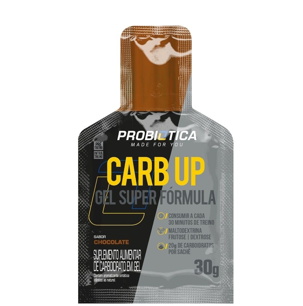 Imagem 1 do produto Carb Up Energy Gel Super Fórmula - Sabor Chocolate - 30g