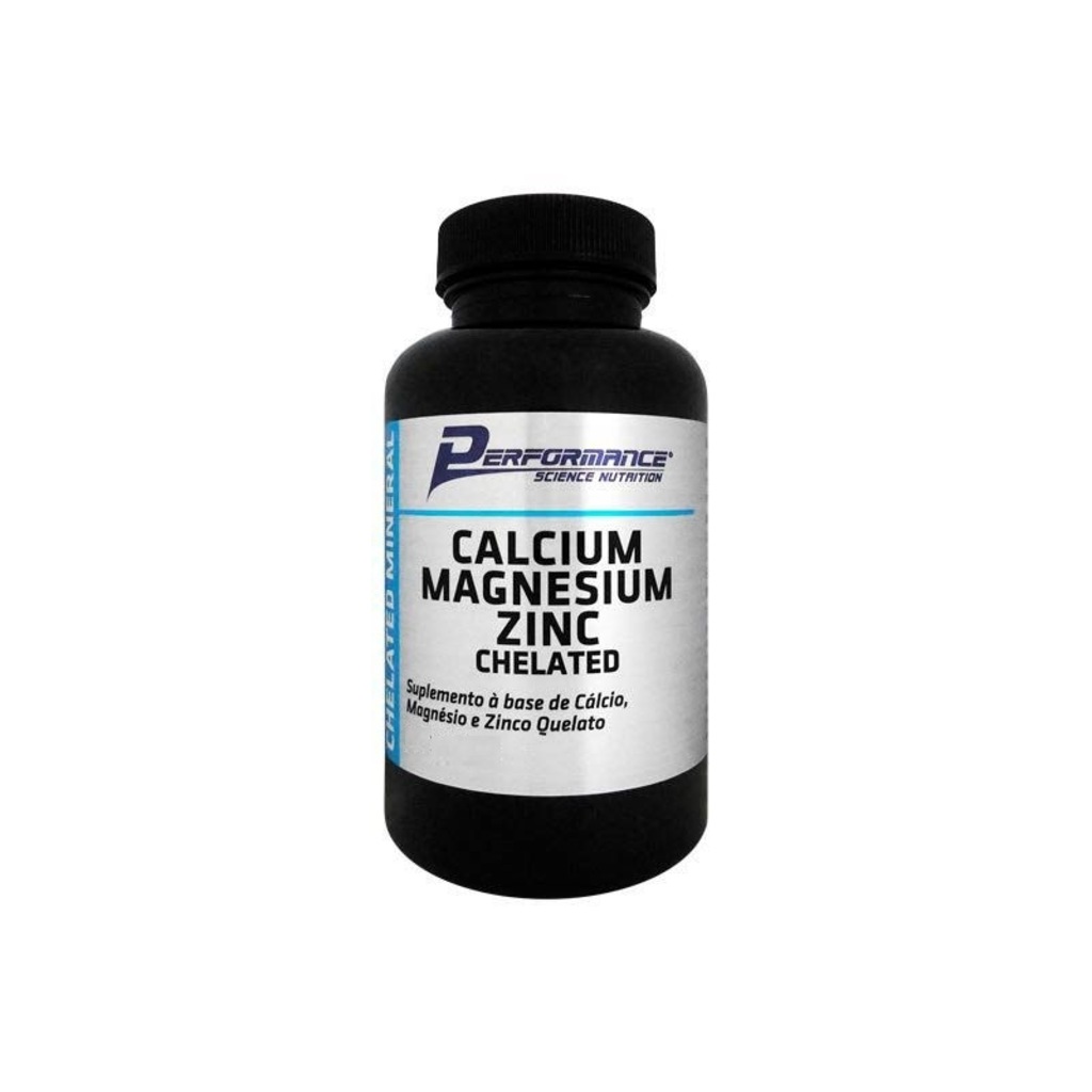 Imagem 1 do produto Calcium Magnezium Zinc Chelated Performance Nutrition (30 Tabs)