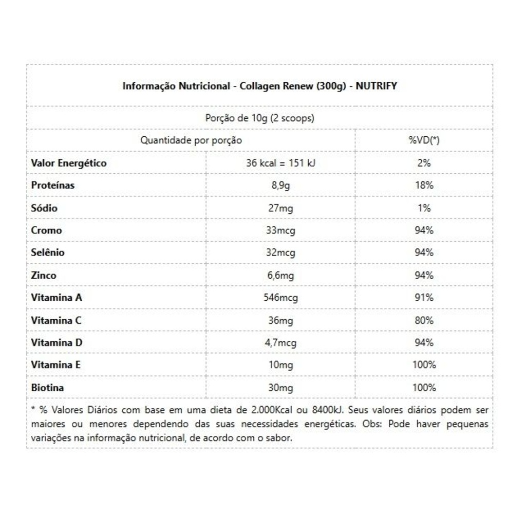 Imagem 2 do produto Collagen Renew Verisol Nutrify - 300g