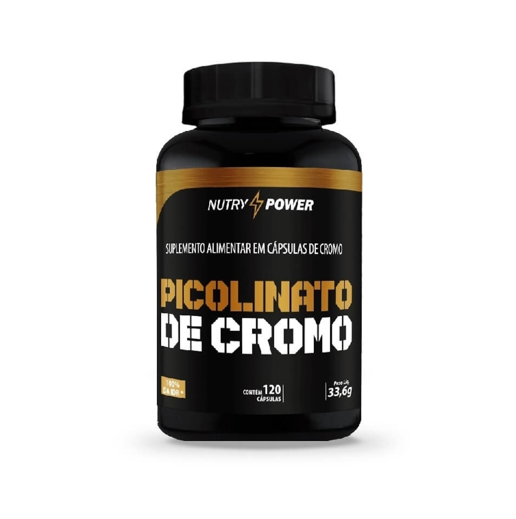 Imagem 1 do produto Picolinato de Cromo Nutry Power - 120 Cápsulas