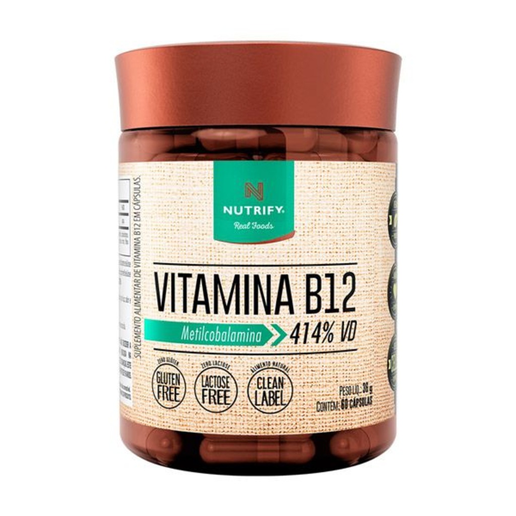 Imagem 1 do produto Vitamina B12 Nutrify - 60 Cápsulas