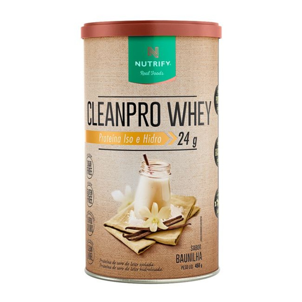 Imagem 1 do produto CleanPro Whey Nutrify - 450g