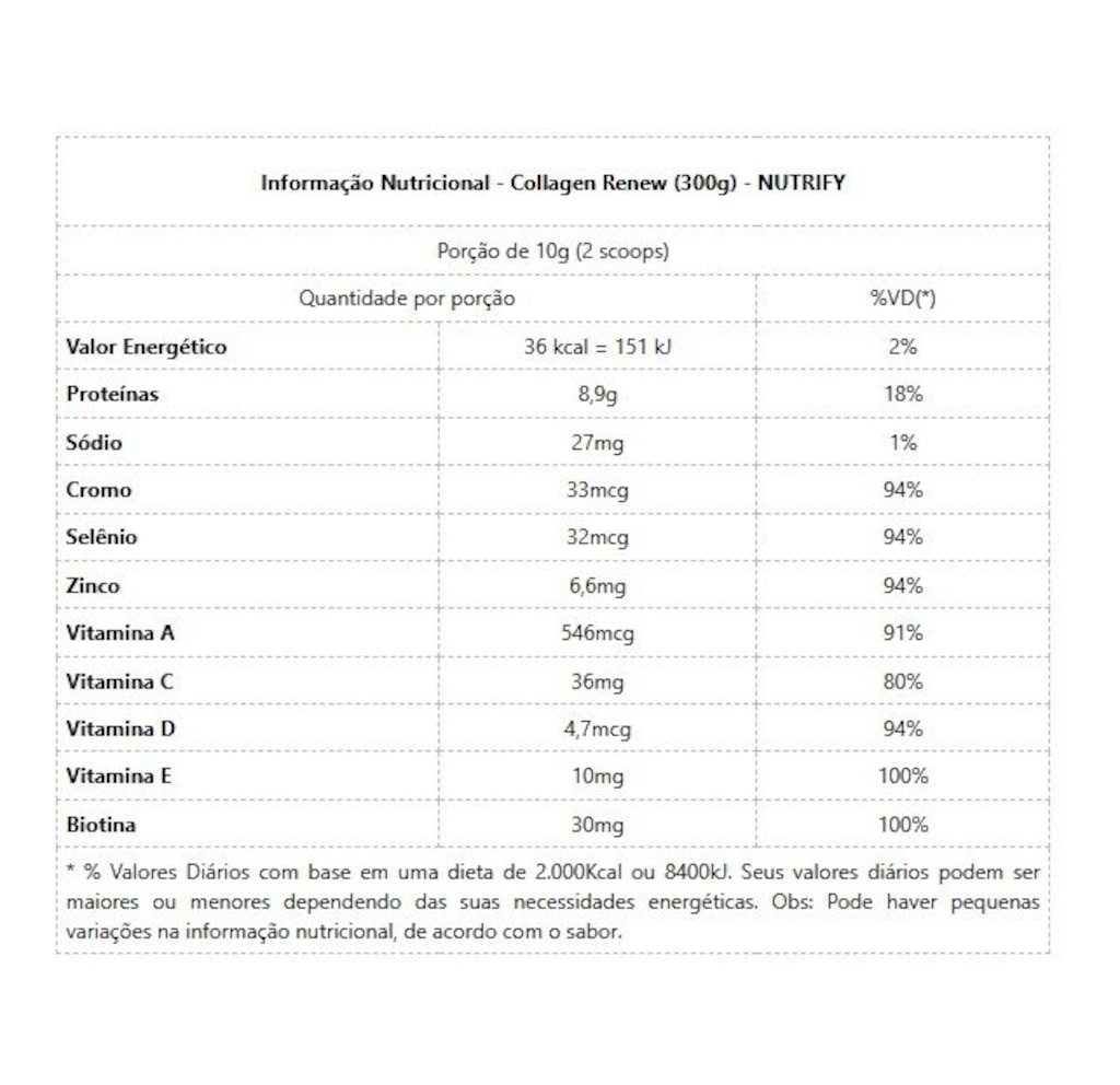 Imagem 2 do produto Collagen Renew Verisol Nutrify - 300g