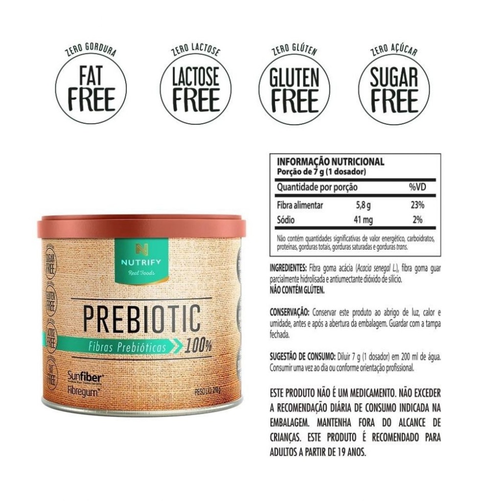 Imagem 2 do produto Prebiotic Nutrify - 210g