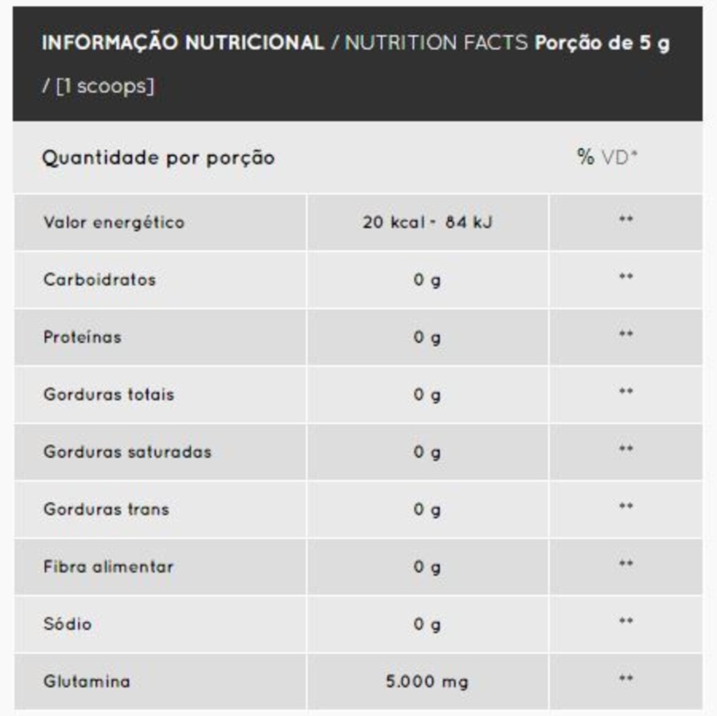 Imagem 2 do produto Glutamine 100% Nutrify - 150g