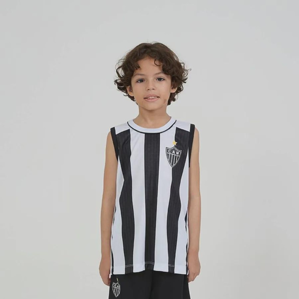 Imagem 1 do produto Camiseta Regata Atlético Mineiro Agora Braziline Infantil