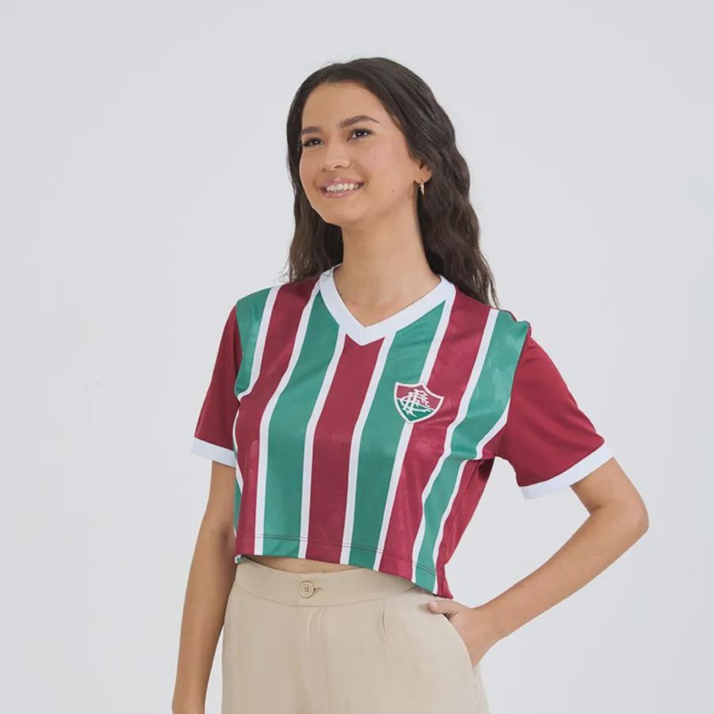 Imagem 1 do produto Cropped do Fluminense Carisma Braziline Feminino