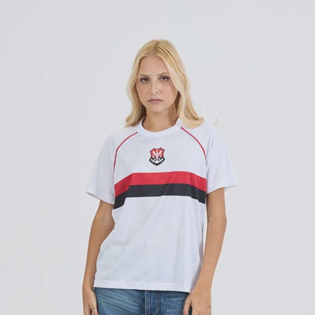 Imagem 1 do produto Camisa do Flamengo Jeito Raglan Braziline Feminina