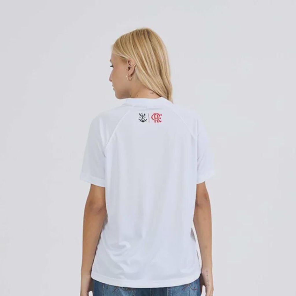Imagem 3 do produto Camisa do Flamengo Jeito Raglan Braziline Feminina