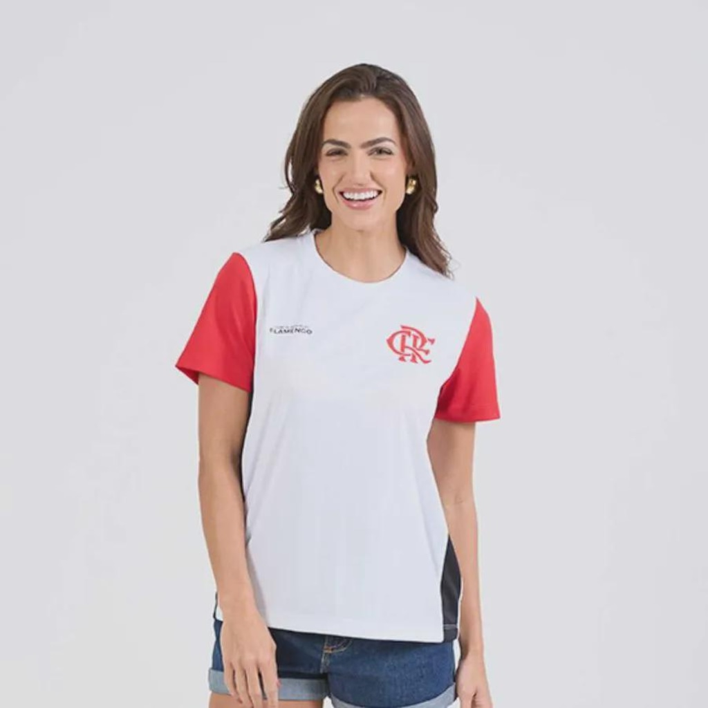 Imagem 1 do produto Camisa do Flamengo Riso Braziline Feminina