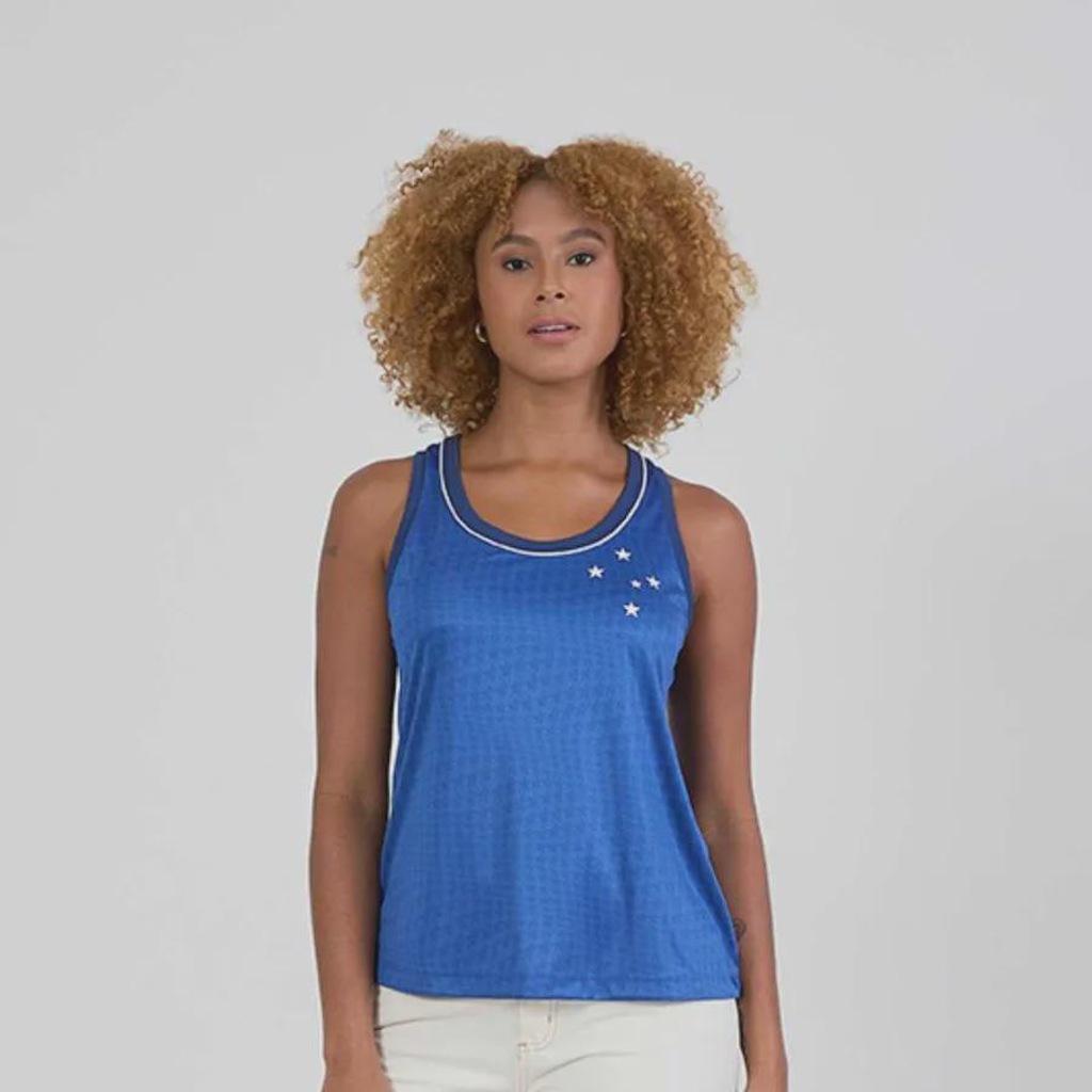 Imagem 1 do produto Camiseta Regata Cruzeiro Sincronia Braziline Feminina