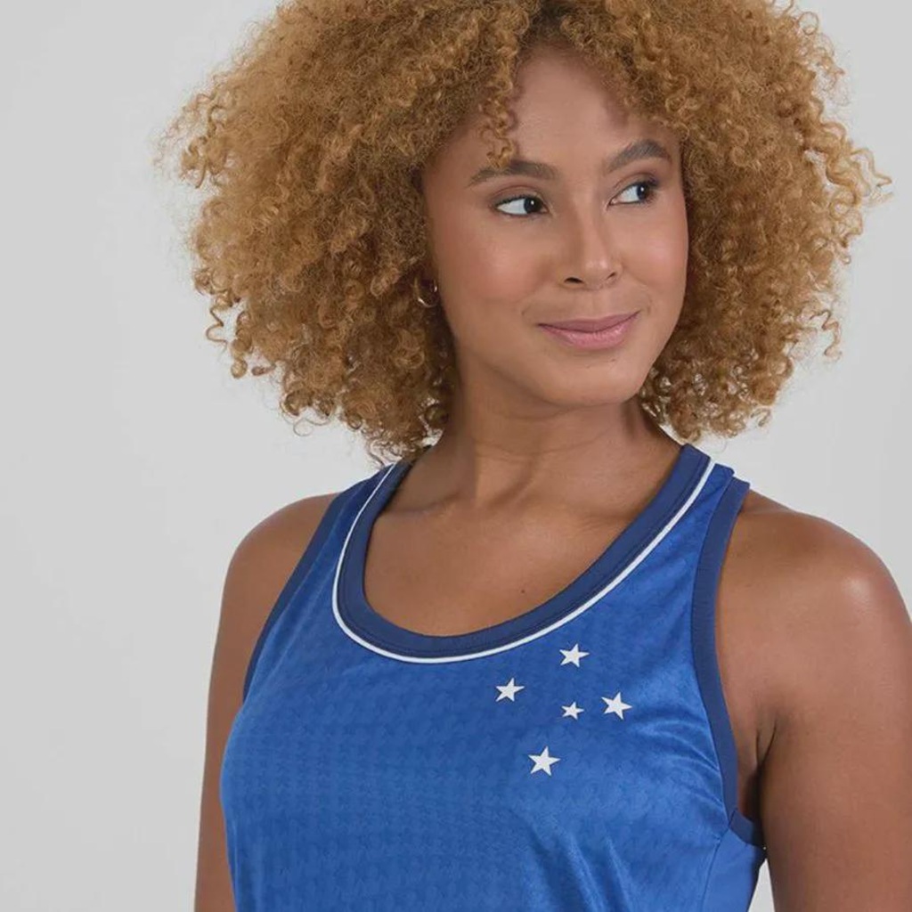 Imagem 2 do produto Camiseta Regata Cruzeiro Sincronia Braziline Feminina