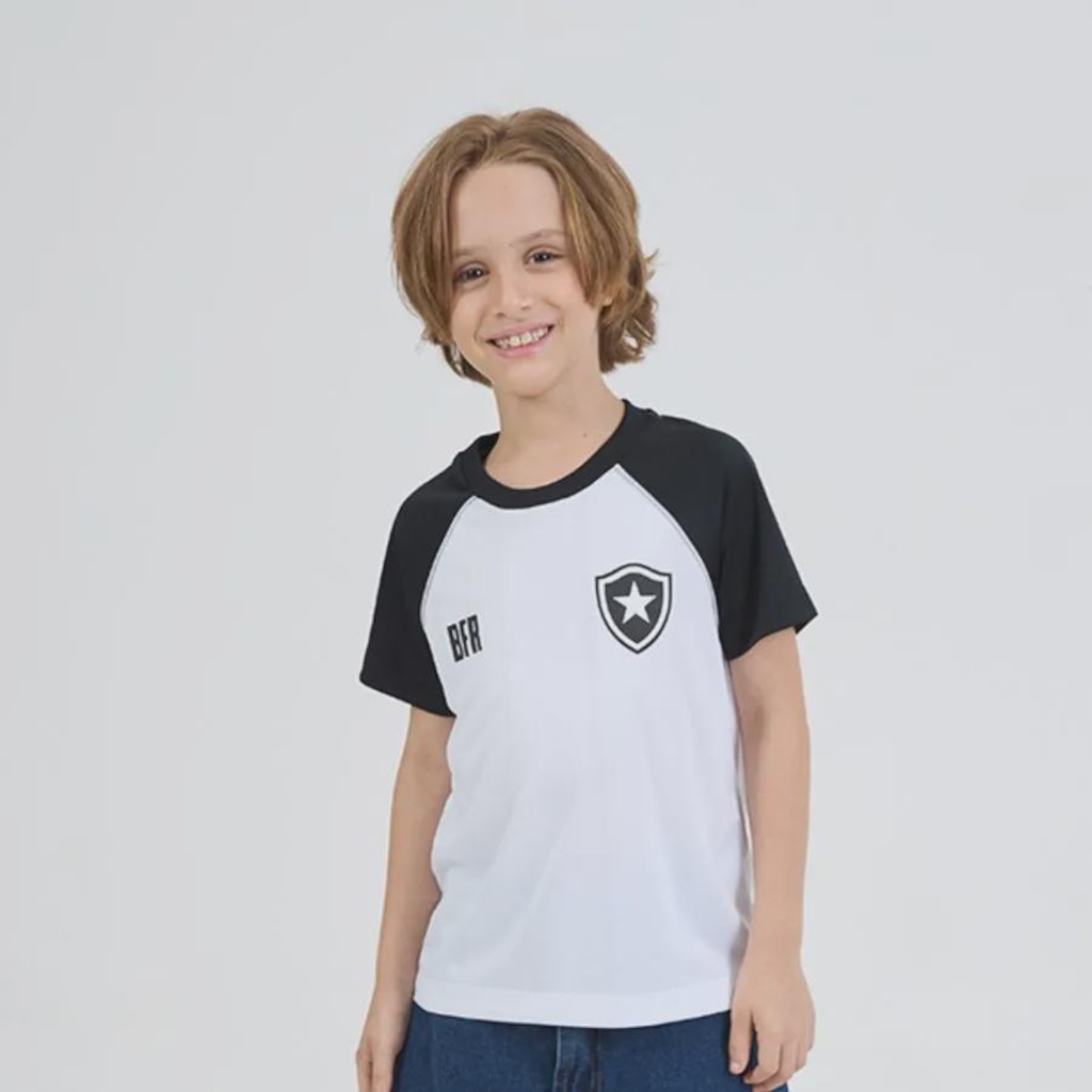 Imagem 2 do produto Camisa do Botafogo Cadencia Raglan Braziline Infantil